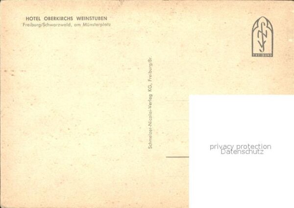 Freiburg Breisgau Oberkirchs Weinstuben – Bild 2