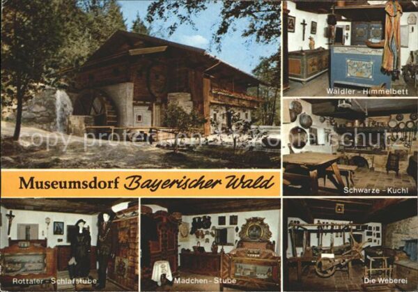 Tittling Museumsdorf Bayerischer Wald Himmelbett
