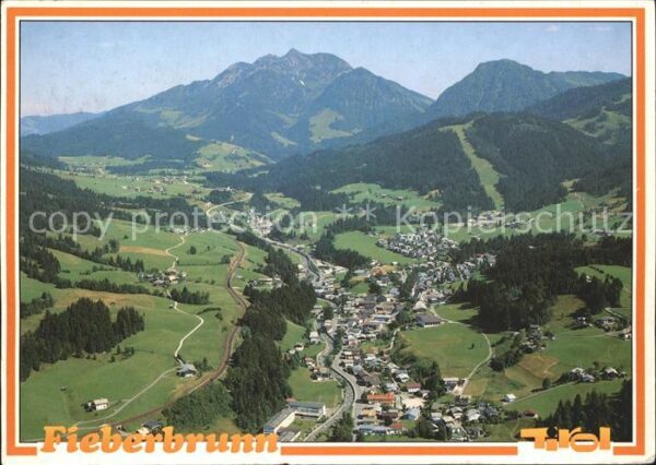 Fieberbrunn Tirol Panorama mit Spielberg