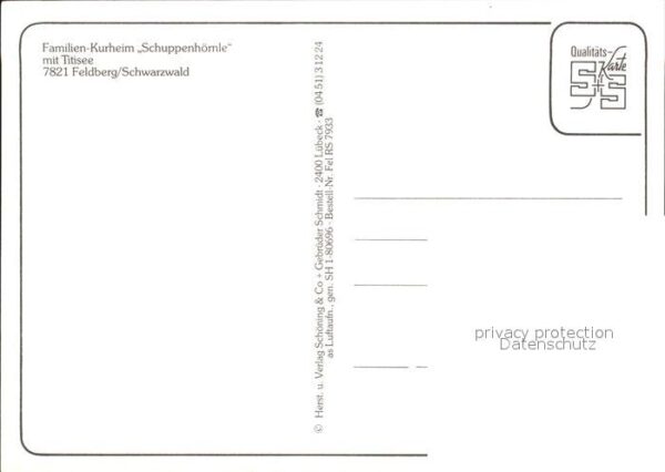 Feldberg Schwarzwald Familien Kurheim Schuppenhörnle mit Tit – Bild 2