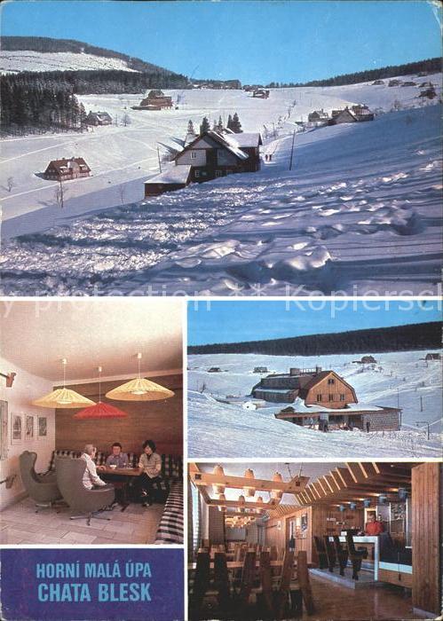 Krkonose Horni Mala Upa Chata Blesk rekreacni za