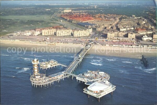 Scheveningen Seebrücke Fliegeraufnahme