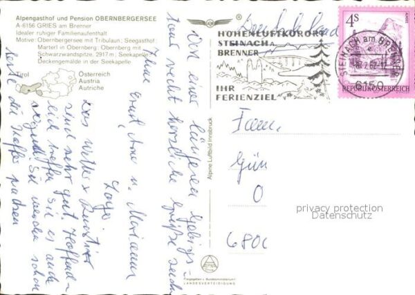 Gries Brenner Alpengasthof Obernbergersee Tribulaun S – Bild 2