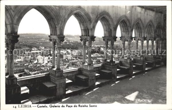 Leiria Castelo Galeria do Paco da Rainha Santa