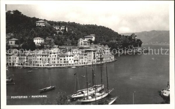 Portofino Liguria Panorama Hafen