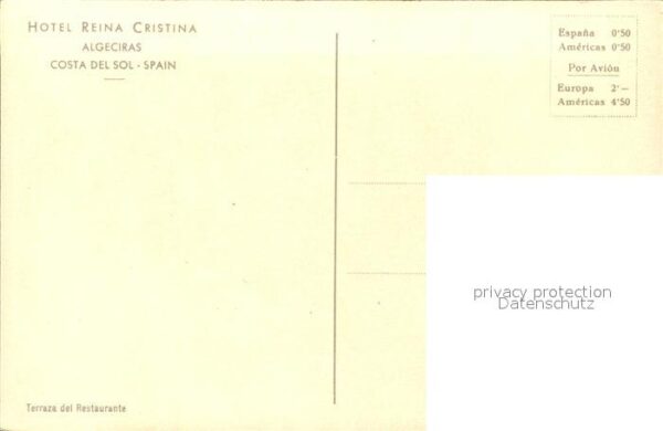 Algeciras Andalucia Hotel Reina Cristina – Bild 2