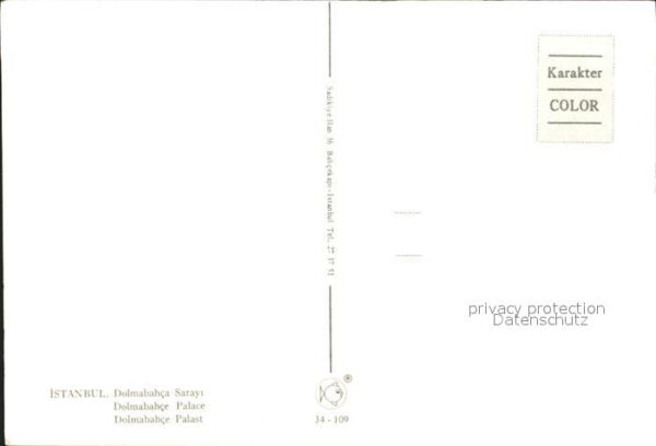 Istanbul Constantinopel Dolmabahce Palast – Bild 2