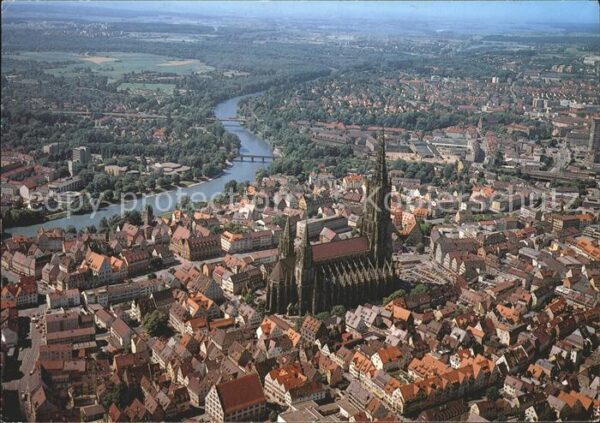 Ulm Donau Münster Fliegeraufnahme