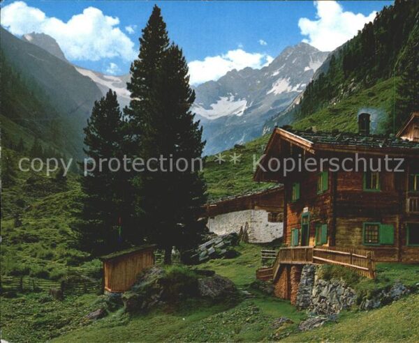 Mayrhofen Zillertal Jagdhaus Max Hütte im Hochtal der Gungg
