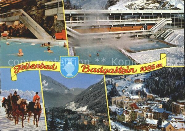 Badgastein Felsenbad Pferdeschlitten Radhausberg G