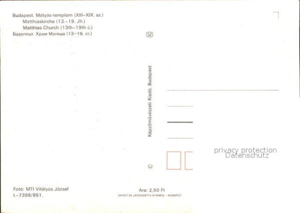 Budapest Matthiaskirche – Bild 2