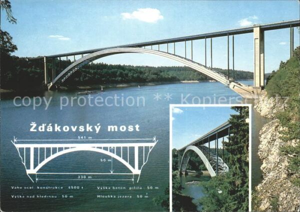 Orlik nad Vltavou Zdakovsky most Brücke
