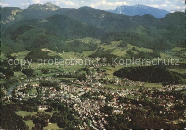 Bad Ischl Salzkammergut Fliegeraufnahme
