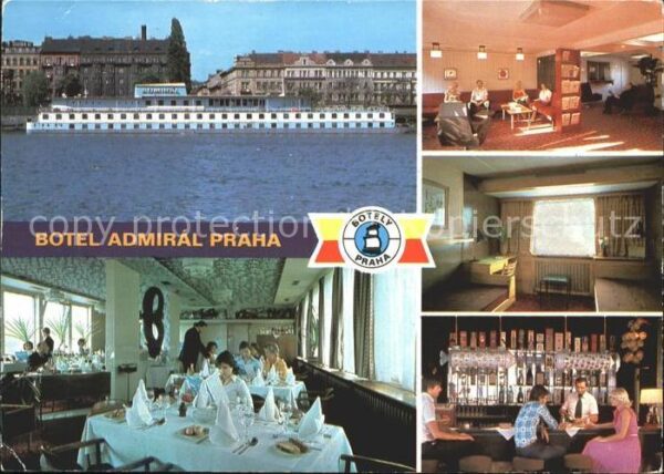 Praha Prahy Prague Botel Adrimal Praha Gastraum Zimmer Bar