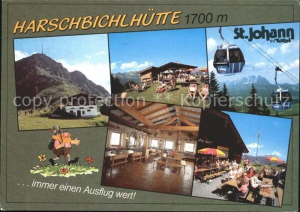 St Johann Tirol Harschbichlhütte Gastraum Terrasse Gond