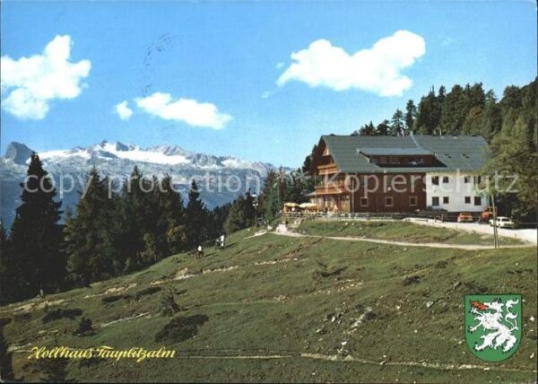 Tauplitzalm Theodor Karl Hollhaus mit Dachstein