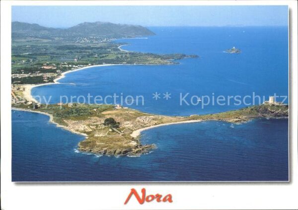 Sardegna Nora Fliegeraufnahme