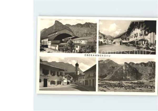 Oberammergau Dorfpartien Panorama
