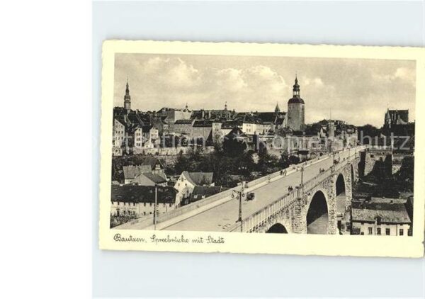 Bautzen Spreebrücke Stadtblick