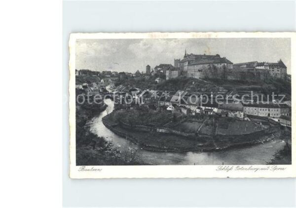 Bautzen Schloss Ortenburg mit Spree