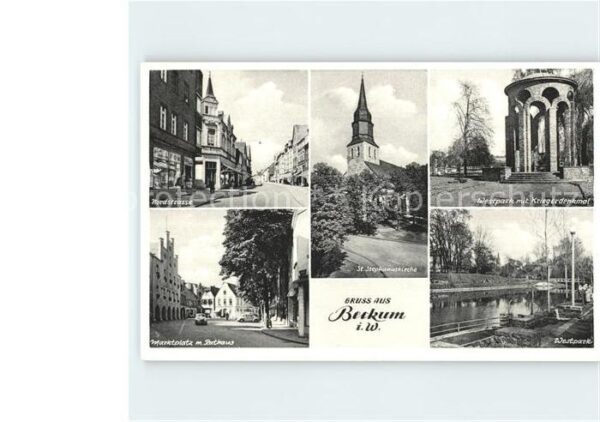Beckum Westfalen Nordstr St Stepanunskirche Westpark mit