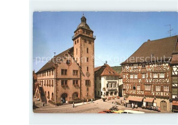 Mosbach Baden Fachwerkhäuser Markt