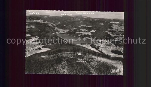 Titisee-Neustadt Fliegeraufnahme über Hochfirst