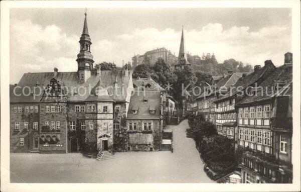 Blankenburg Harz Marktplatz Rathaus Schloss