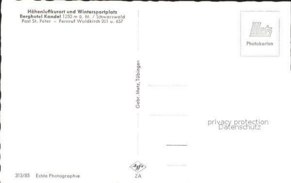 Kandel Waldkirch Breisgau Berghotel Kandel – Bild 2