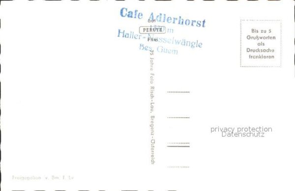 Nesselwaengle Tirol Cafe Pension Adlerhorst Haller am Halde – Bild 2