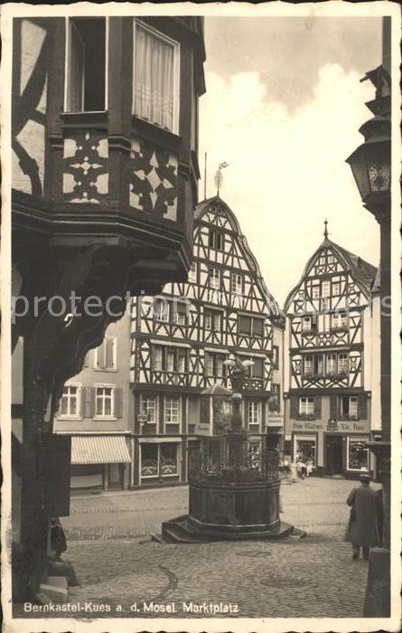 Bernkastel-Kues Marktplatz Fachwerk