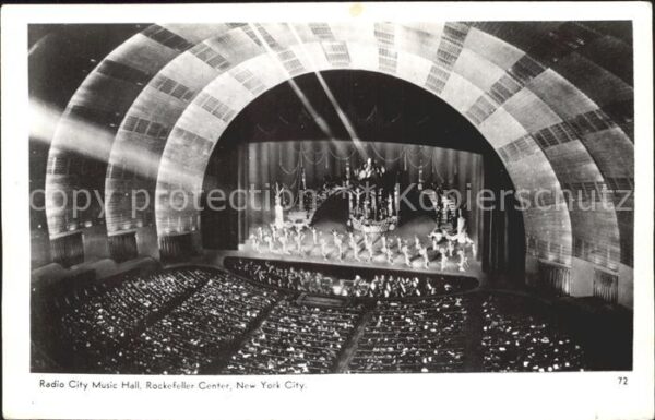 New York City Rockefeller Center Radio Music-Hall