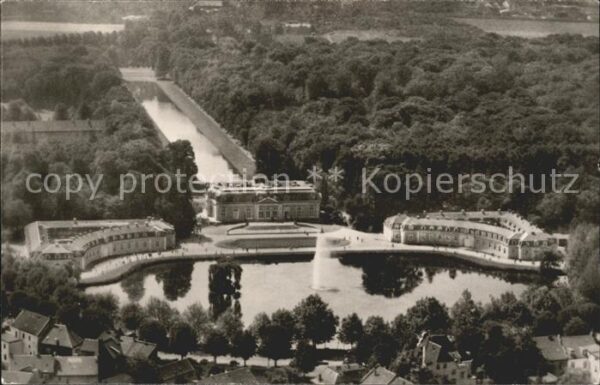 Duesseldorf Fliegeraufnahme Schloss Bennrath