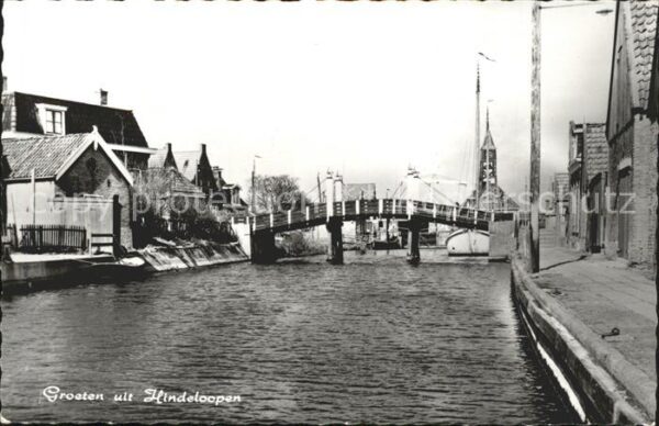 Hindeloopen Kanal Brücke