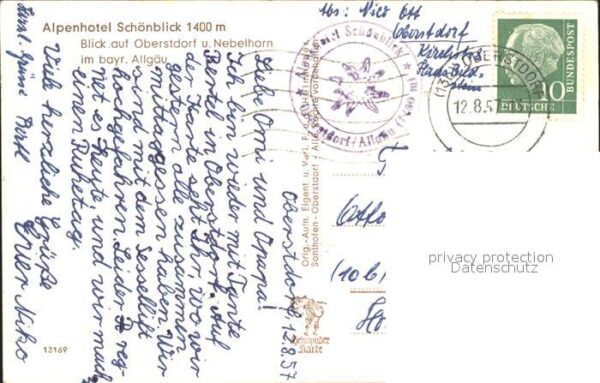 Oberstdorf Alpenhotel Schönblick Nebelhorn – Bild 2