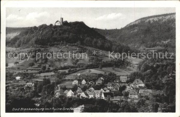 Bad Blankenburg mit Ruine Greifenstein