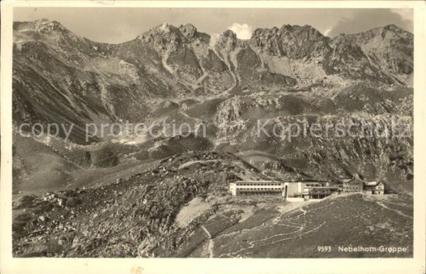 Nebelhorn Bergstation mit Hotel Höfatsblick