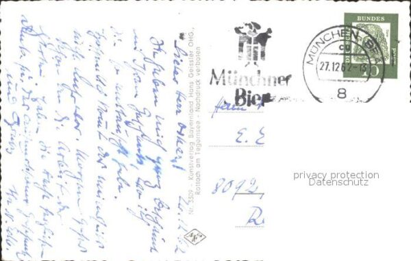 Rottach-Egern Neujahrskarte – Bild 2