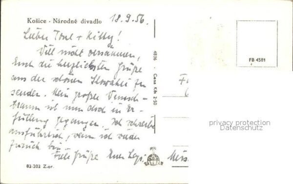 Kassa Kosice Kaschau Slovakia Narodne divadlo – Bild 2