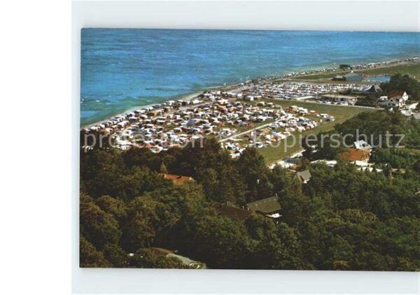 Dangast Nordseebad Fliegeraufnahme Camping