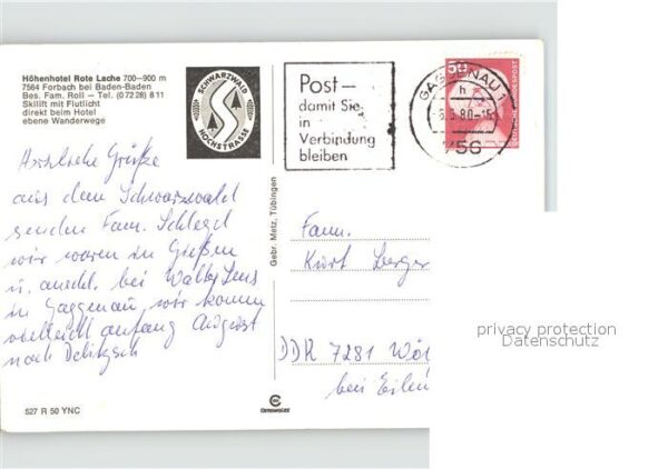 Forbach Baden Hotel Rote Lache – Bild 2