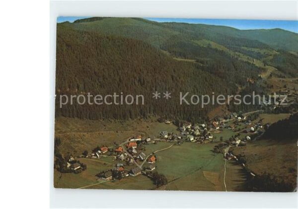 St Blasien Fliegeraufnahme Menzenschwand Hinterdor