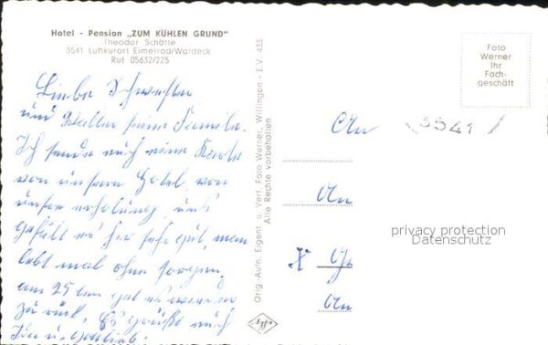 Eimelrod Hotel Pension Zum K?hlen Grund Luftkuro – Bild 2