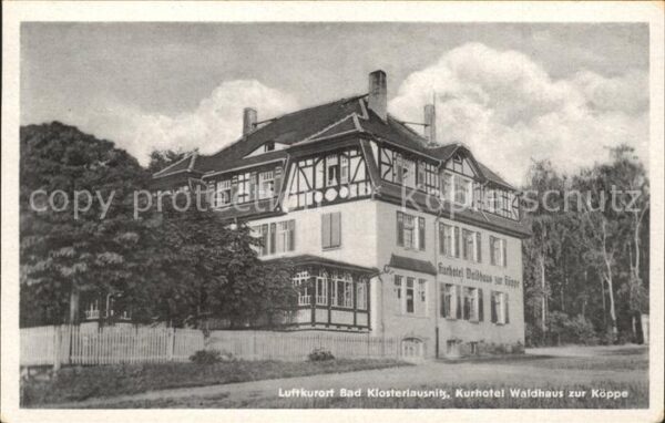 Bad Klosterlausnitz Kurhotel Waldhaus zur K?ppe Luftkurort