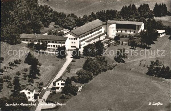 Lindenberg Allgaeu Eisenbahn Waisenhort Fliegeraufnahme