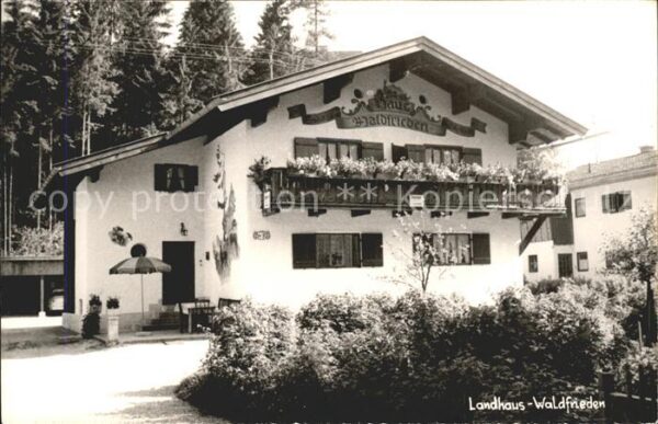 Berchtesgaden Landhaus Waldfrieden