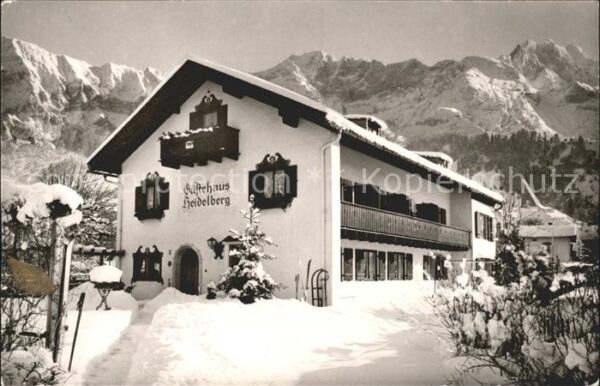 Garmisch-Partenkirchen G?stehaus Heidelberg Winterimpressionen