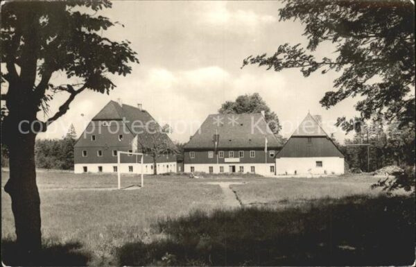 Seiffen Erzgebirge Ferienheim des VEB Steinkohlenwerk Deut
