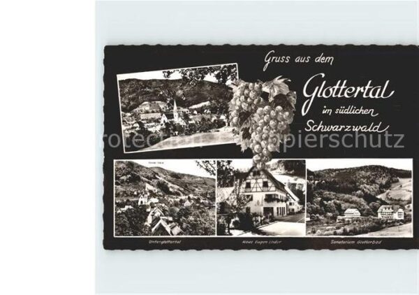 Glottertal Teilansichten Gasthof Weintrauben Kande