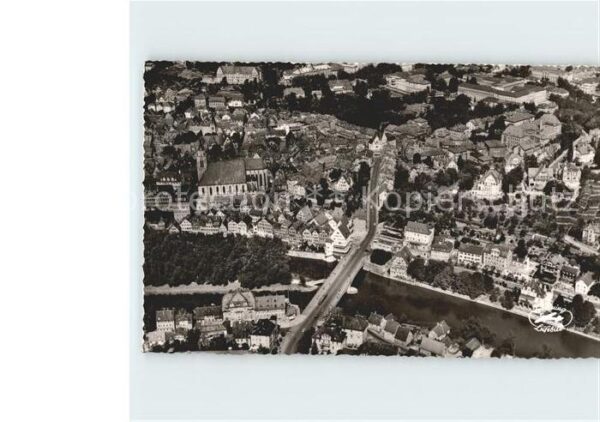 Tuebingen Universitätsstadt am Neckar Fliegeraufn